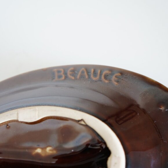 Beauce Pottery Ashtray Quebec Pottery Vintage 1970s 712-A Mid Century Modern - Picture 11 of 14